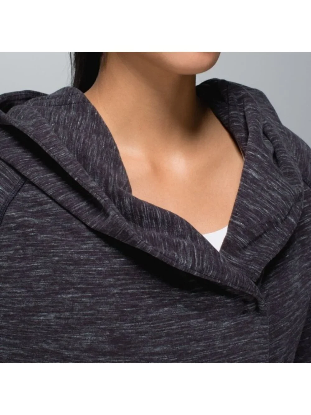 Lululemon Find Your Centre Wrap Heathered Marled Black / Black